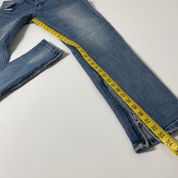Mnml Blue Denim Skinny Jeans size 31 - Picture 6 of 11